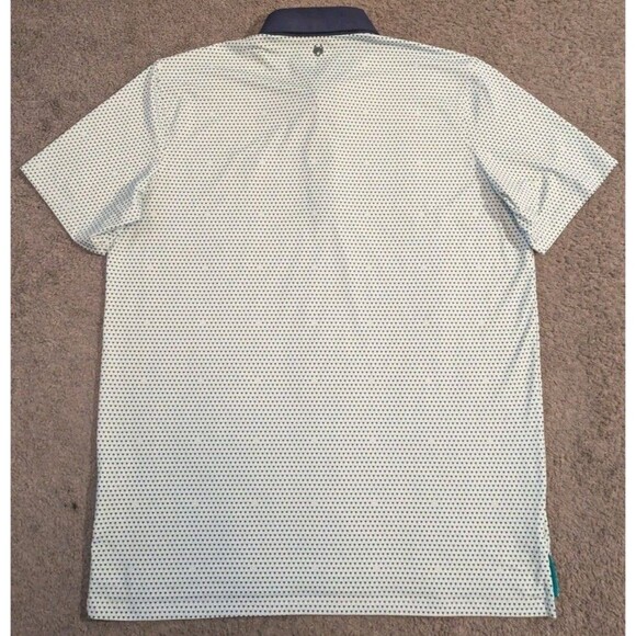 Greyson Geometric Triangle Pattern Knickerbocker Country Club Golf Polo Men's L - Picture 4 of 6